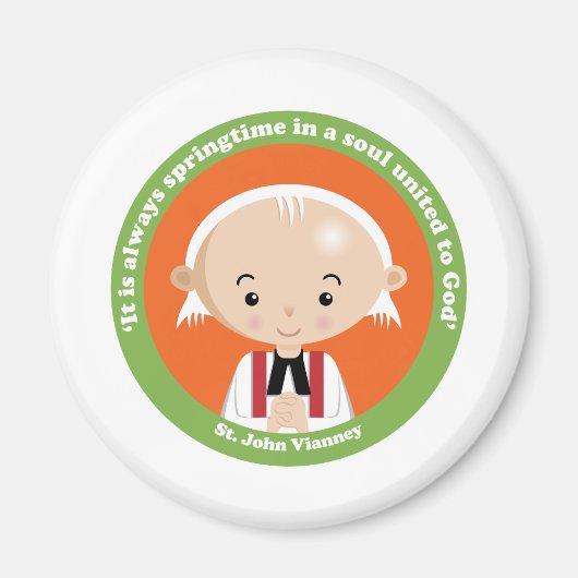 St. John Vianney Magneet (Voorkant)