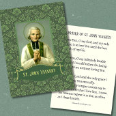 St. John Vianney Priest Prayer Kaart Plaatskaartje