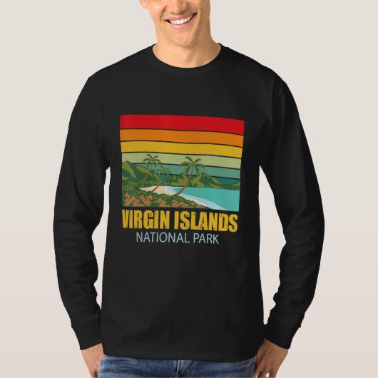 St John Virgin Islands National Park Souvenir Camp T-shirt (Voorkant)