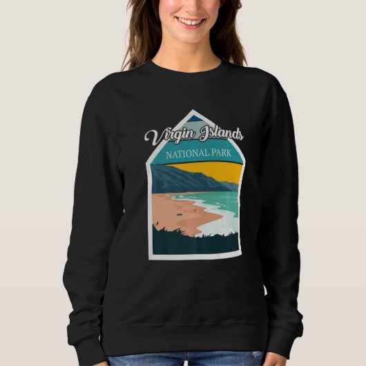 St. John Virgin Islands National Park Souvenir Whi Trui (Voorkant)