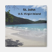St. John, VS Virgin Island Magneet (Voorkant)