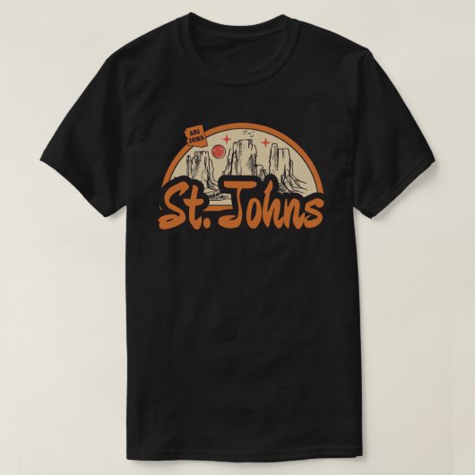 St. Johns, Arizona T-shirt (Design voorkant)