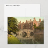 St John's Bridge, Cambridge, Engeland Briefkaart (Voorkant / Achterkant)