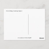 St John's Bridge, Cambridge, Engeland Briefkaart (Achterkant)