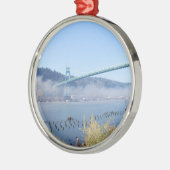 St. Johns Bridge, Mooie Portland Oregon Metalen Ornament (Links)