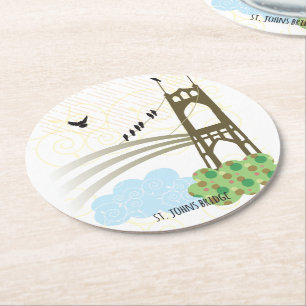 St. Johns Bridge Portland Onderzetter