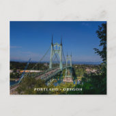 St Johns Bridge | Portland Oregon Briefkaart (Voorkant)