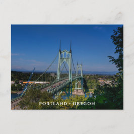 St Johns Bridge | Portland Oregon Briefkaart