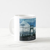 St. John's Bridge, Portland, Oregon Koffiemok (Voorkant links)