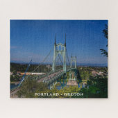 St Johns Bridge | Portland Oregon Legpuzzel (Horizontaal)