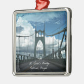 St. John's Bridge, Portland, Oregon Metalen Ornament (Links)