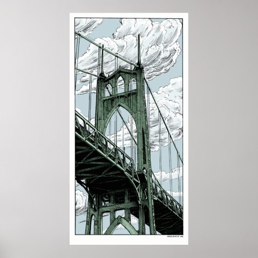 St Johns Bridge Poster (Voorkant)