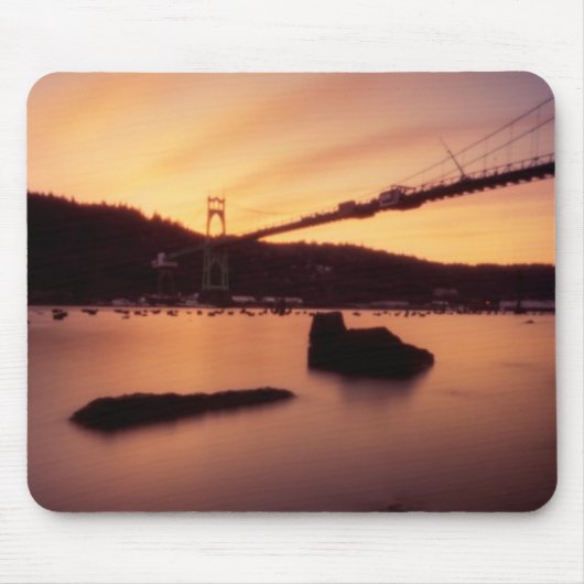 St Johns Bridge Sunset Muismat (Voorkant)