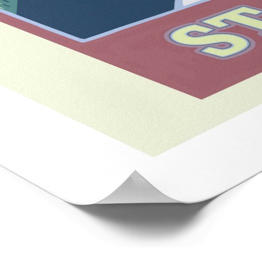  St. Johns Bridge Travel Poster (Hoek)