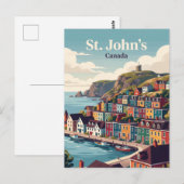 St. John's, Canada Briefkaart (Voorkant / Achterkant)