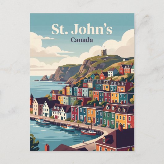St. John's, Canada Briefkaart (Voorkant)