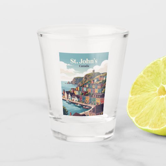 St. John's, Canada Shot Glas (Voorkant)