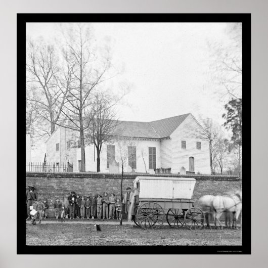 St. John's Church in Richmond, VA 1865 Poster (Voorkant)