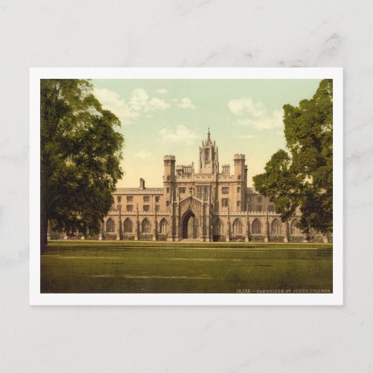 St. John's College, Cambridge, Engeland Briefkaart (Voorkant)
