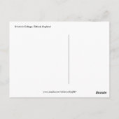 St John's College, Oxford, Engeland Briefkaart (Achterkant)
