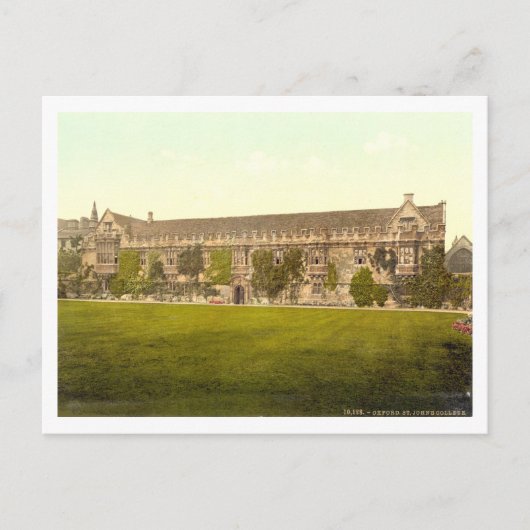 St John's College, Oxford, Engeland Briefkaart (Voorkant)
