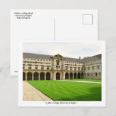St John's College, Universiteit van Oxford, Engela Briefkaart (Voorkant / Achterkant)