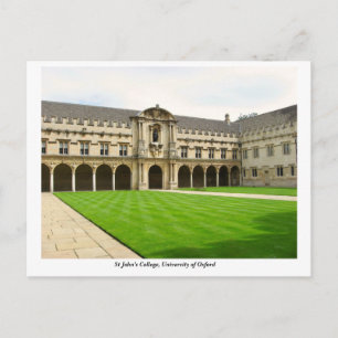 St John's College, Universiteit van Oxford, Engela Briefkaart