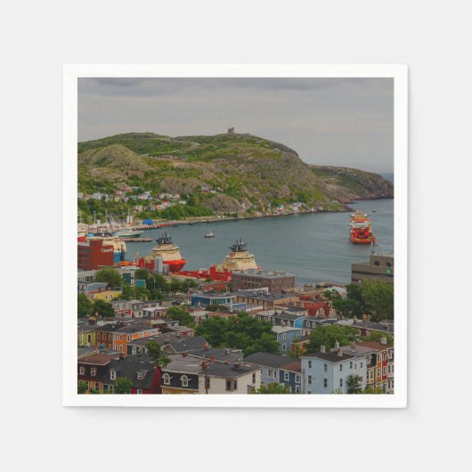 St. John's Harbour Servetten (Voorkant)