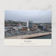 St. John's Havenfront en Heuvellandstad