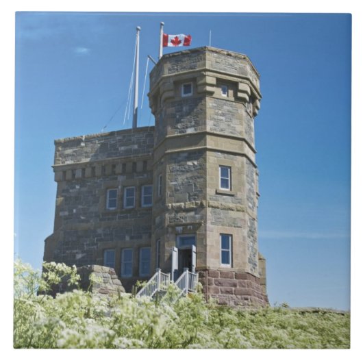 St. John's, Newfoundland, Canada, Cabot-toren, Tegeltje (Voorkant)