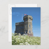 St. John's, Newfoundland, Canada, Cabot Tower, Briefkaart (Voorkant / Achterkant)