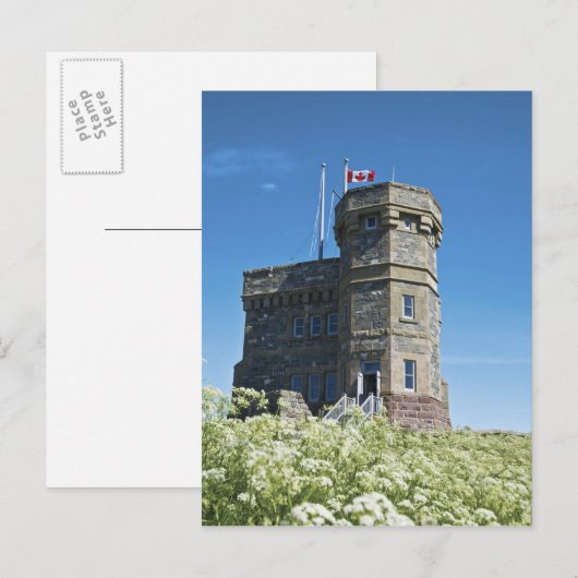 St. John's, Newfoundland, Canada, Cabot Tower, Briefkaart (Voorkant / Achterkant)
