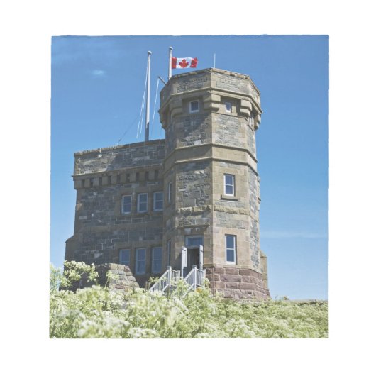 St. John's, Newfoundland, Canada, Cabot Tower, Notitieblok (Voorkant)