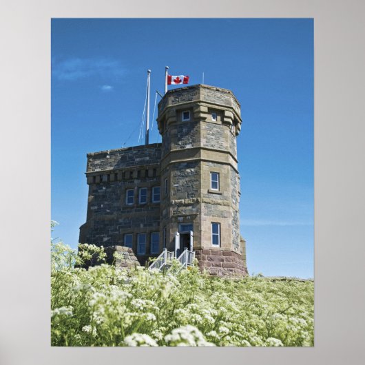 St. John's, Newfoundland, Canada, Cabot Tower, Poster (Voorkant)