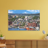 St. John's, Newfoundland, Canada, de kustlijn Canvas Afdruk (Insitu (Woonkamer))