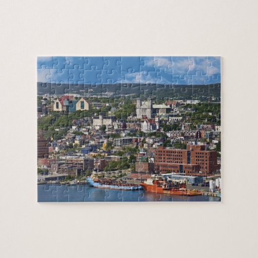 St. John's, Newfoundland, Canada, de kustlijn Legpuzzel (Horizontaal)