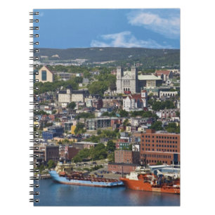 St. John's, Newfoundland, Canada, de kustlijn Notitieboek