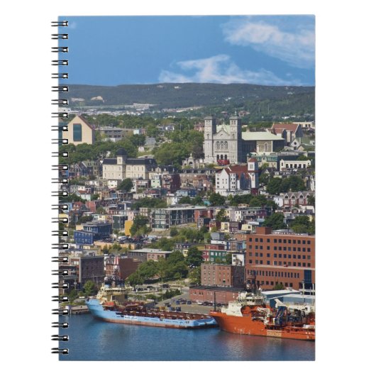 St. John's, Newfoundland, Canada, de kustlijn Notitieboek (Voorkant)