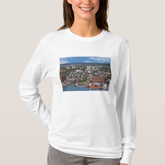 St. John's, Newfoundland, Canada, de kustlijn T-shirt (Voorkant)
