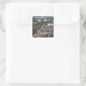 St. John's, Newfoundland, Canada, de Vierkante Sticker (Tas)