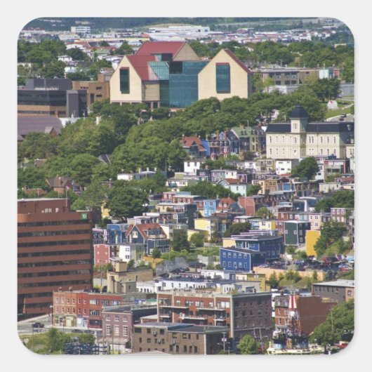 St. John's, Newfoundland, Canada, de Vierkante Sticker (Voorkant)