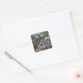 St. John's, Newfoundland, Canada, de Vierkante Sticker (Envelop)
