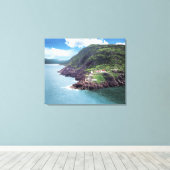 St. John's, Newfoundland, Canada, historisch fort Canvas Afdruk (Insitu (Houten vloer))