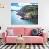 St. John's, Newfoundland, Canada, historisch fort Canvas Afdruk (Insitu (Woonkamer))