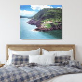 St. John's, Newfoundland, Canada, historisch fort Canvas Afdruk (Insitu (Slaapkamer))