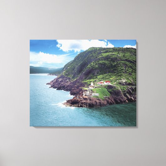 St. John's, Newfoundland, Canada, historisch fort Canvas Afdruk (Voorkant)