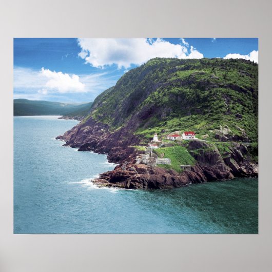 St. John's, Newfoundland, Canada, historisch fort Poster (Voorkant)