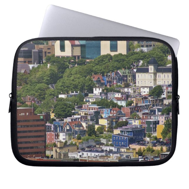 St. John's, Newfoundland, Canada, Laptop Sleeve (Voorkant)