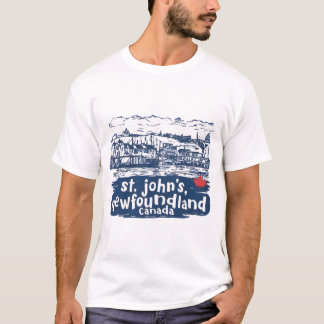 St John's Newfoundland Canada Minimalistische Sky T-shirt