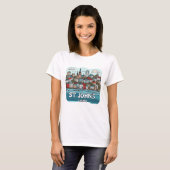 St. John's Newfoundland, Canada T-shirt (Voorkant volledig)